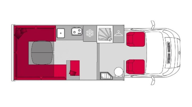 Classic Class B - 4 pax - with U-shaped seating area