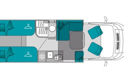 Classic Class B - 4 berth - Twin beds Photo 2