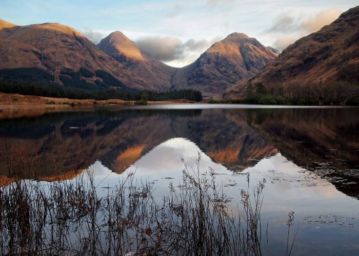 Couleur automnale de Fort William dans les Highlands Écossais