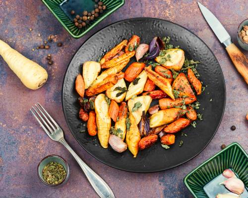 Recette de légumes rôtis et pommes de terre par Avis Explore 