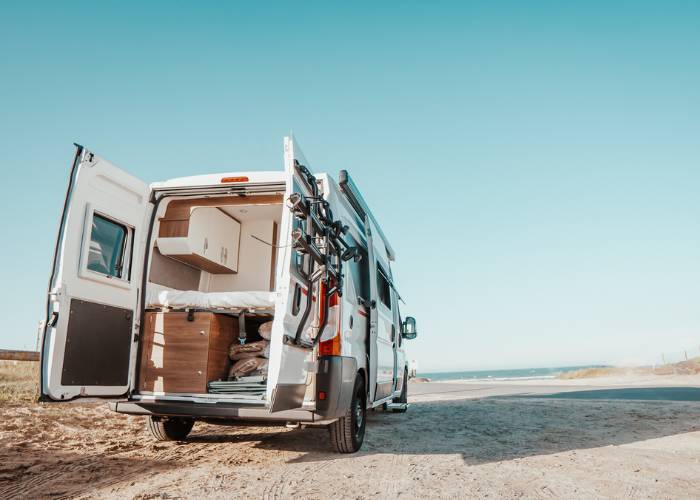 Camping car plage